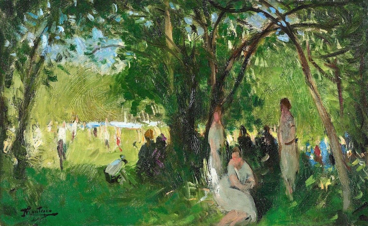 Au Bois De Boulogne 1920