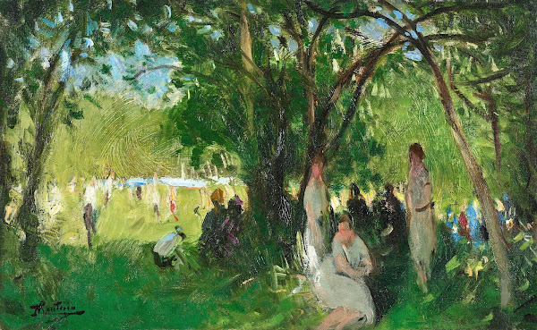 Au Bois De Boulogne 1920
