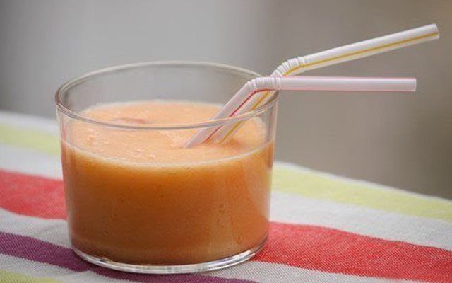 Sinh Tố Dưa Lưới Ruột Vàng