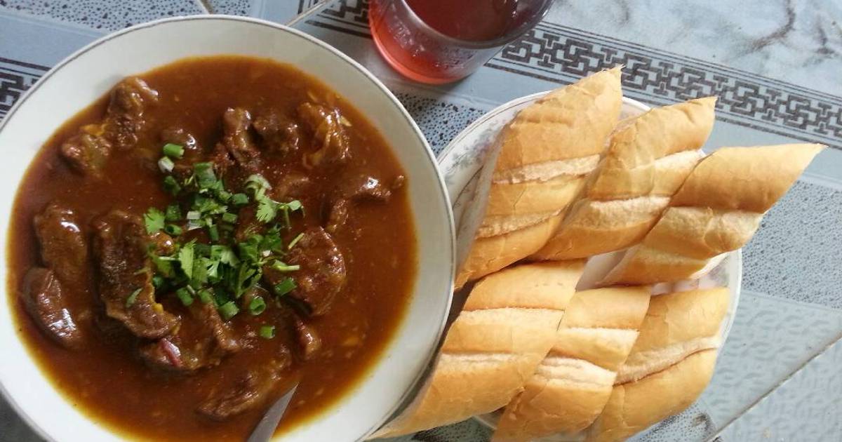 Bò nấu rượu nho