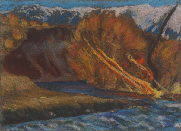 Autumn Mood by the River in the Valley 19331934