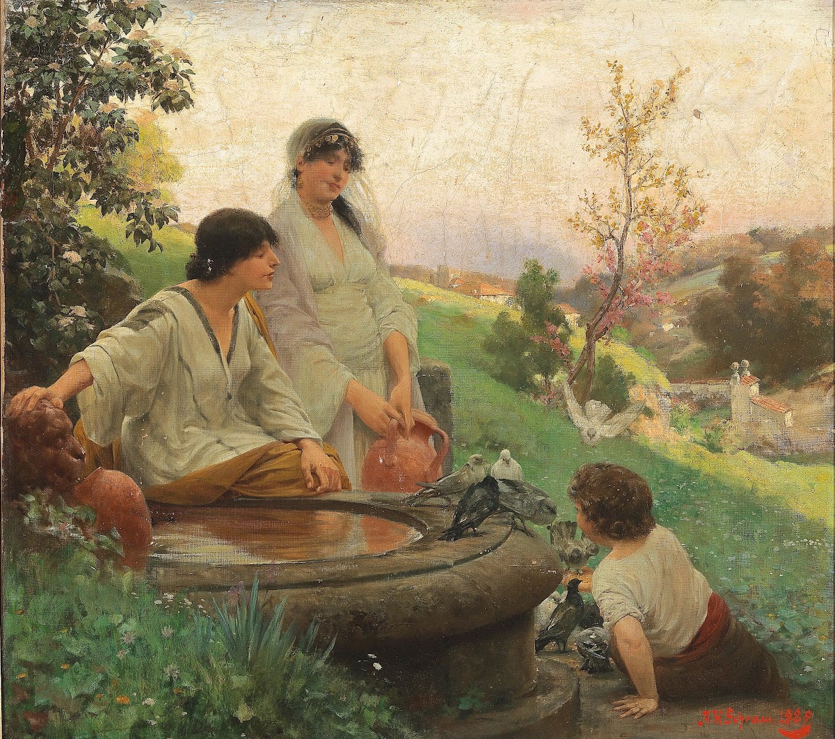 Am Brunnen 1889