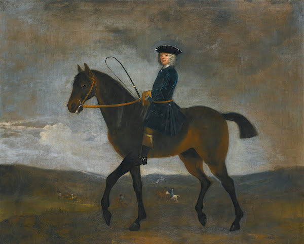 Portrait Of A Gentleman On Horseback