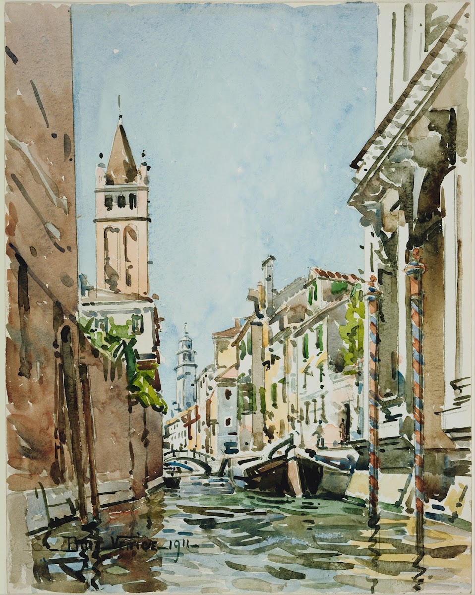 Rio di San Barnaba Venice 1911