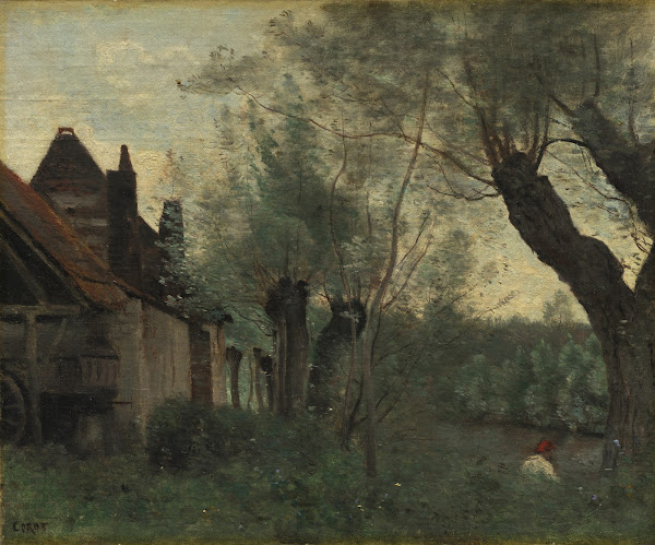 Willows and Farmhouse at Sainte Catherine lès Arras 1871