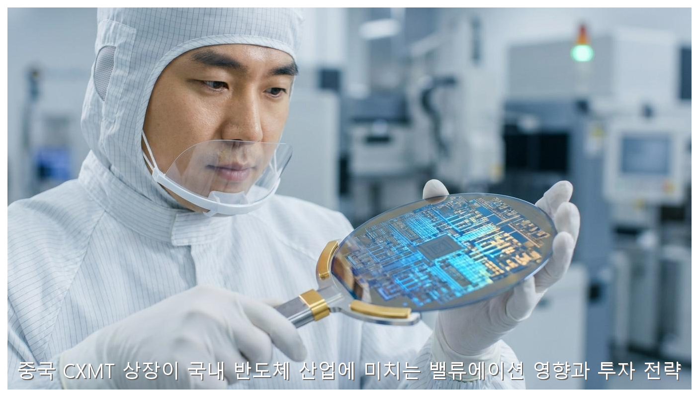 중국 CXMT 상장이 국내 반도체 산업에 미치는 밸류에이션 영향과 투자 전략 핵심 안내 및 분석 인포그래픽 (3)