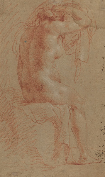 Nude Female Figure verso 17th century