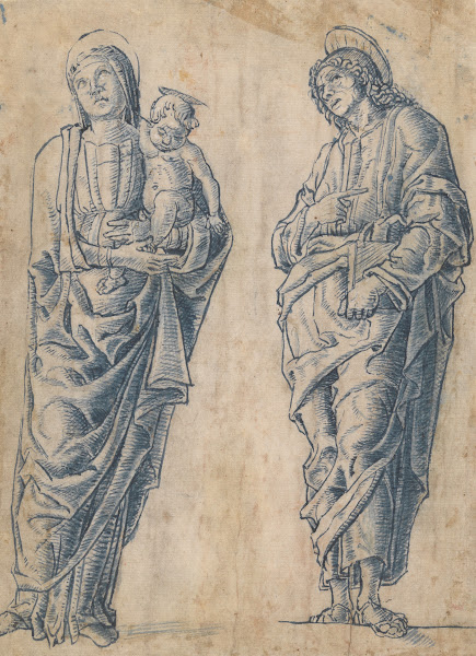 Madonna And Child With Saint John The Evangelist Late 15thearly 16th Century