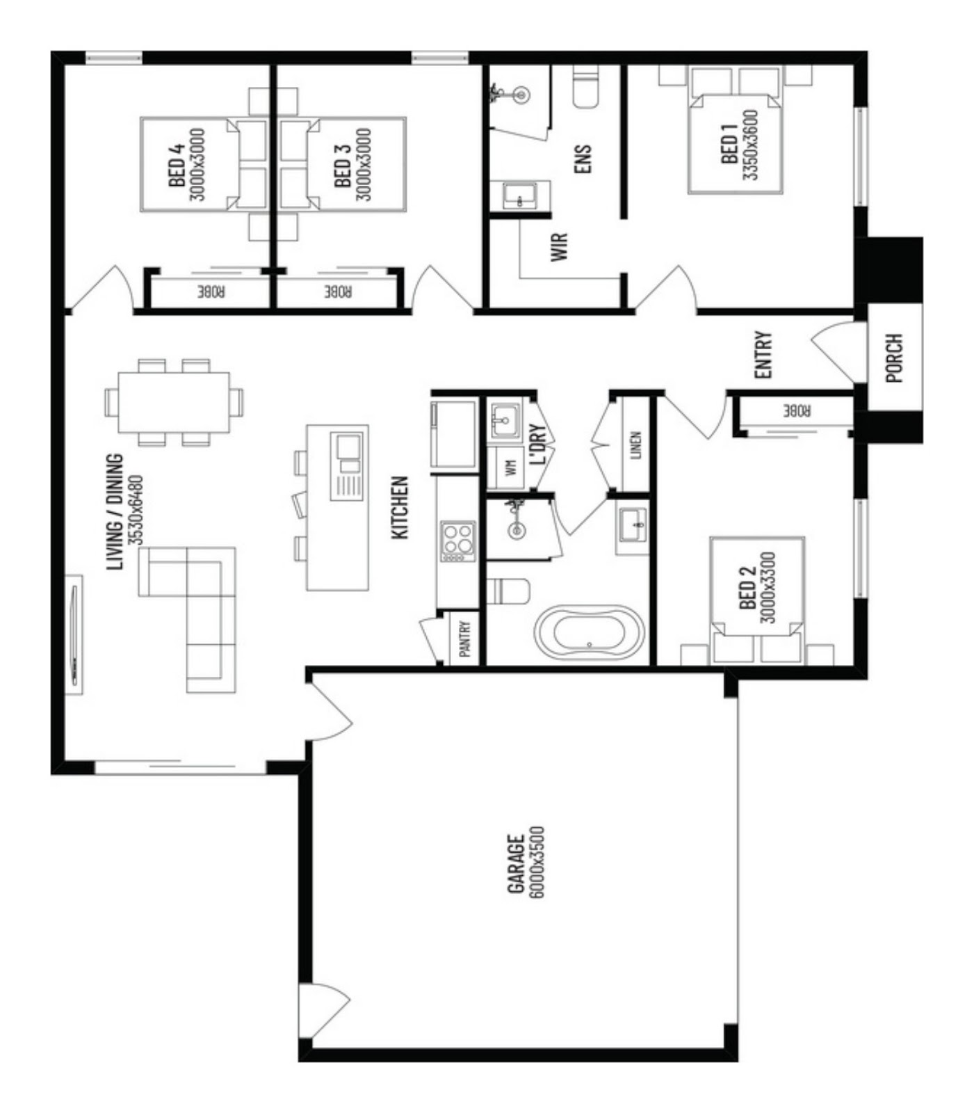 House and Land Investment Property in Deanside, VIC (4.18% Yield) | Aus Investment Properties - Floor Plan 1