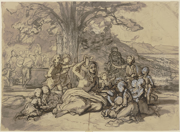 Grape harvest ca 1856