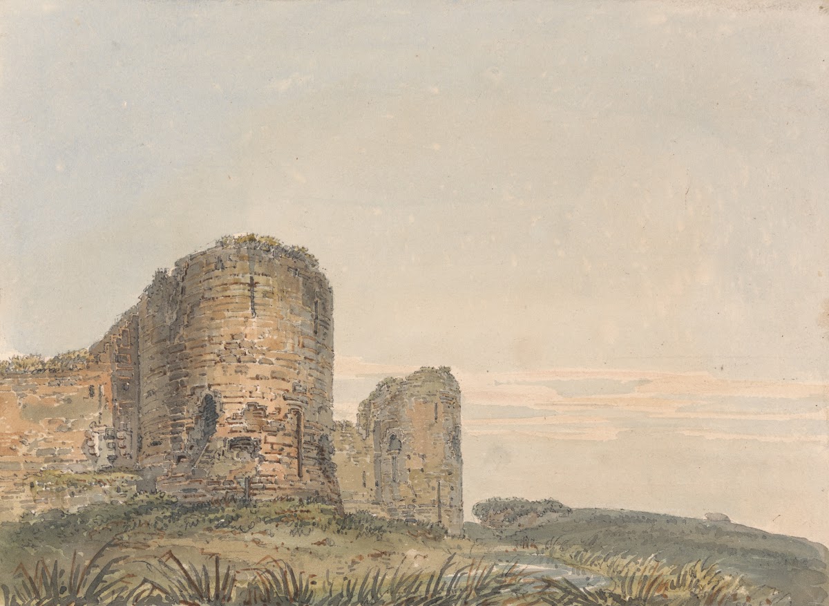 Pevensey Castle Sussex ca 1795