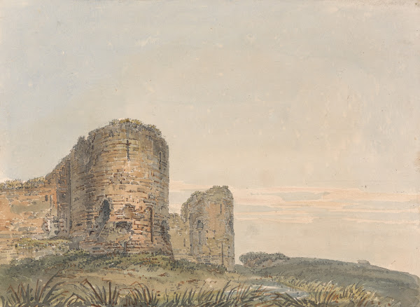 Pevensey Castle Sussex ca 1795