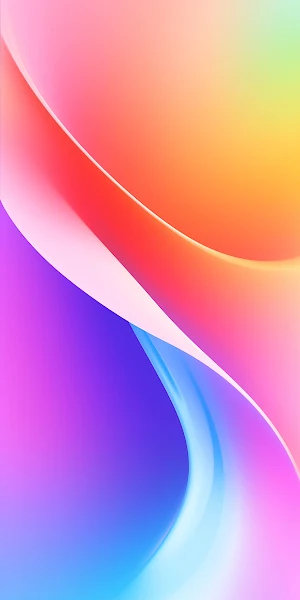 Abstract, Gradient, Color, Waves 2K iPhone Wallpaper Background