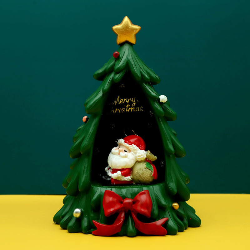 Santa Claus night light made of resin