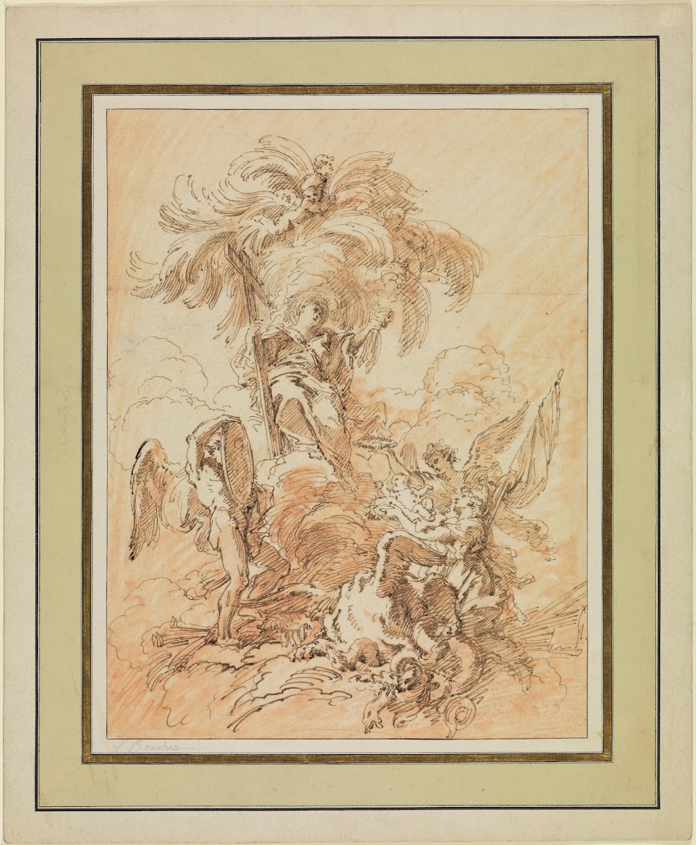 Allegorie auf die Geburt eines französischen Prinzen 1728 1731