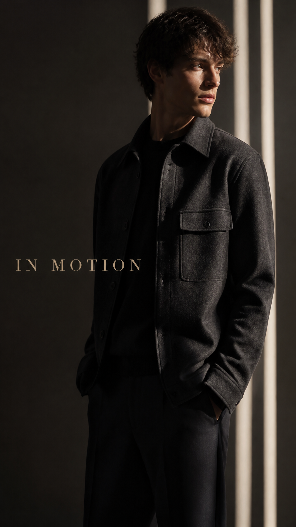 Tema principal del editorial de moda de lujo