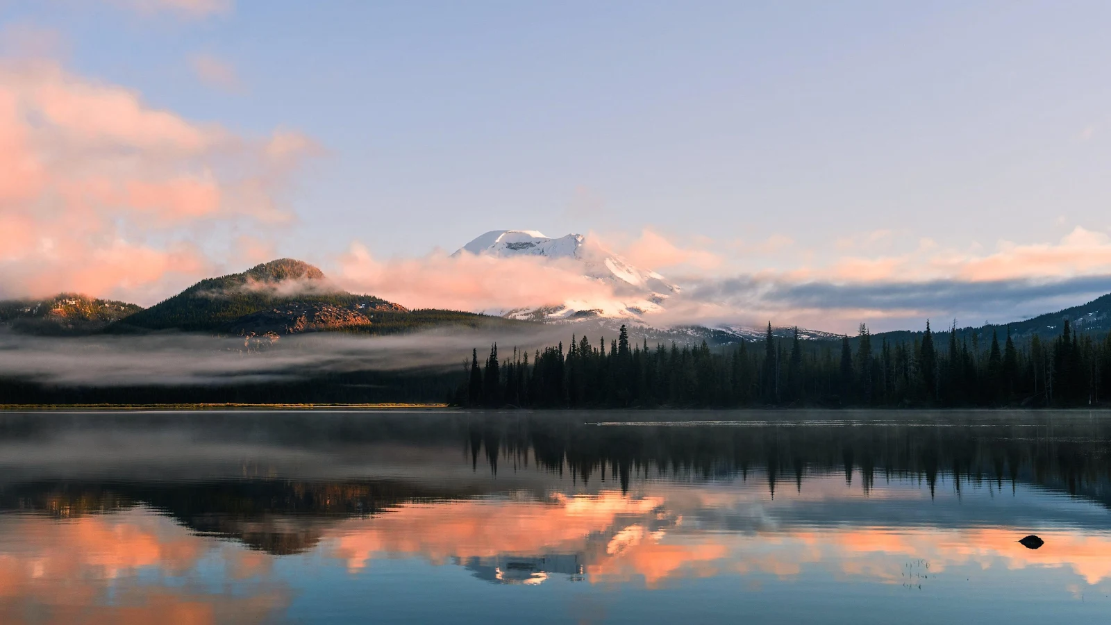 Nature, Landscape, Lake, Water, Sky 4K Desktop, iPhone Wallpaper Background