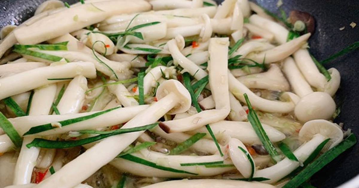 Nấm xào lá chanh