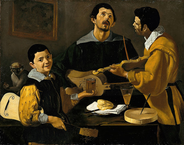 The Three Musicians ca 1618