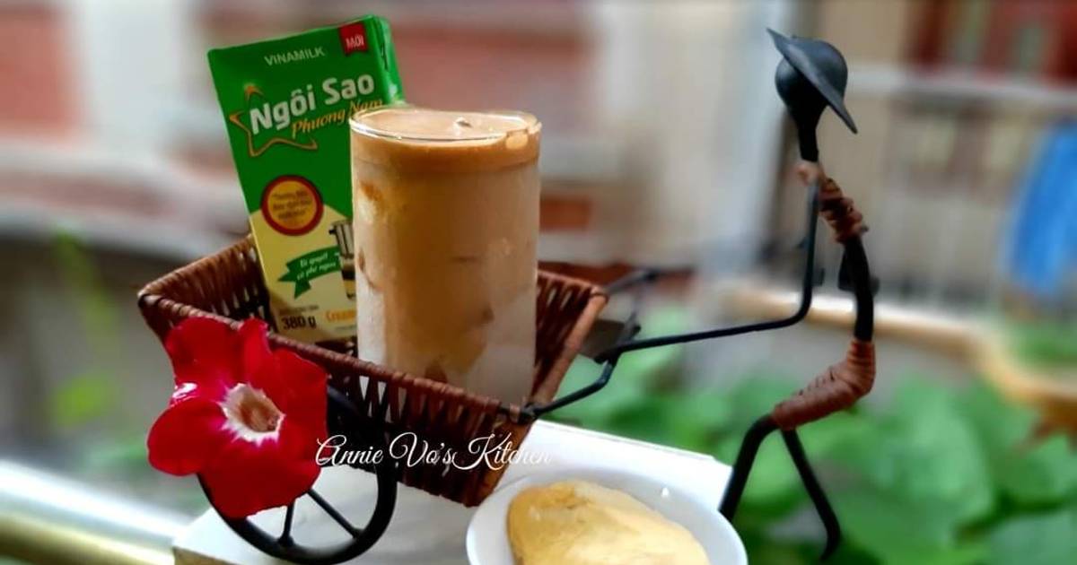 Cafe bọt biển sầu riêng