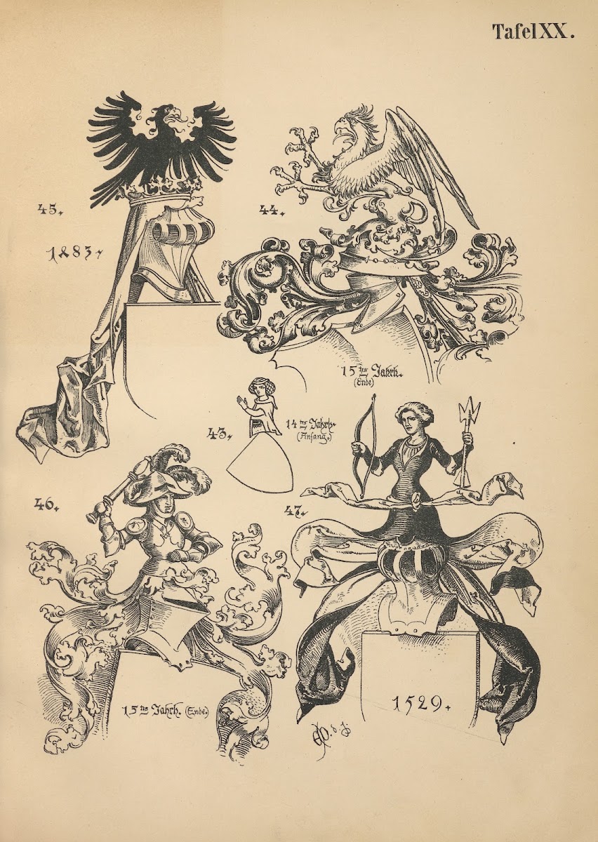 Heraldischer Handbuch fur Freunde der Wappenkunst Pl19 1893