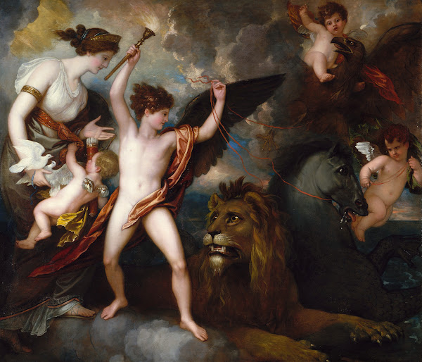 Omnia Vincit Amor Or The Power of Love in The Three Elements 1809