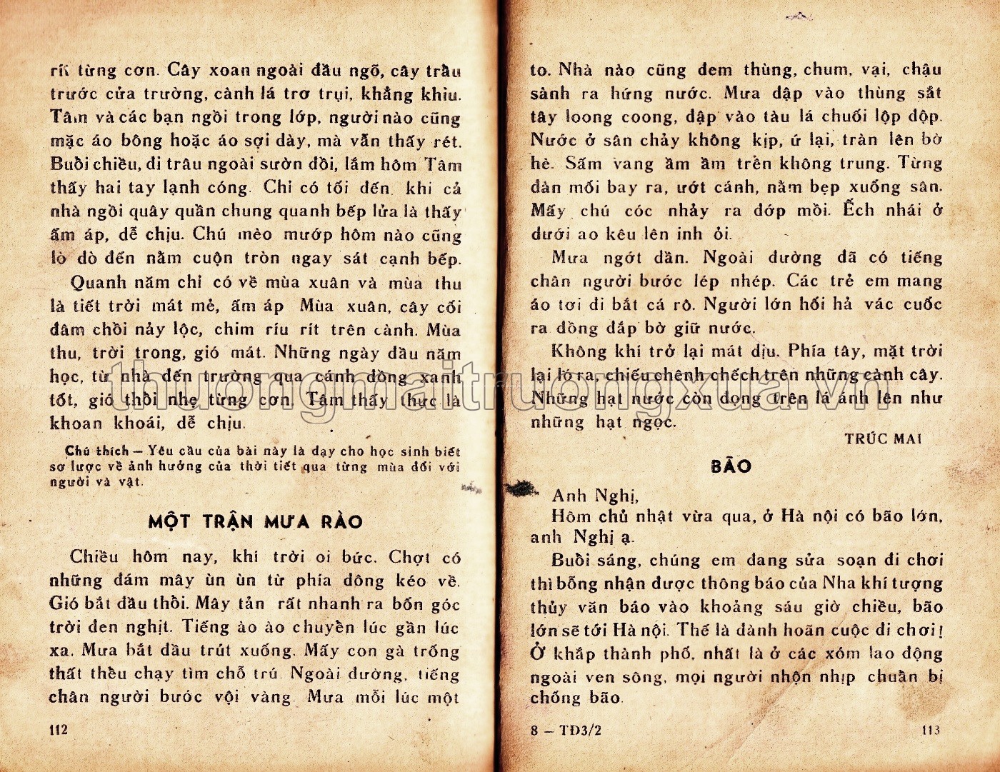 Tập đọc lớp 3 (tập 2)  - Trang 106