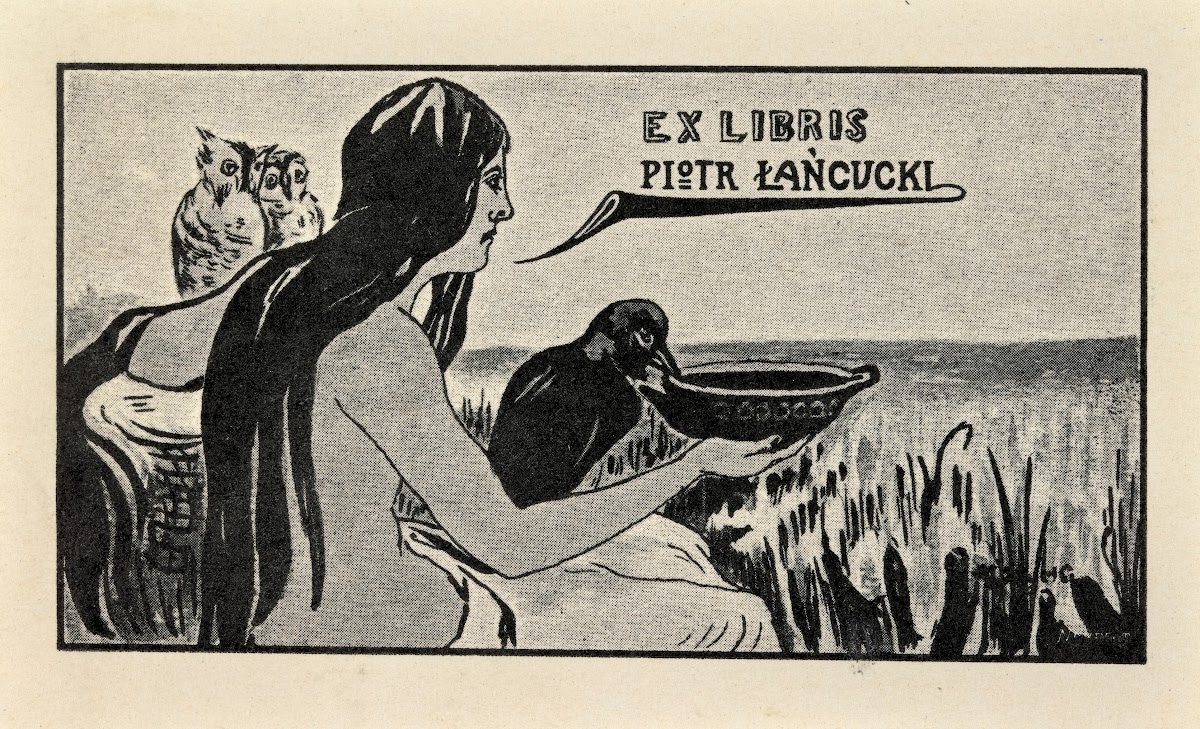 Ekslibris Piotra Łańcuckiego 1902