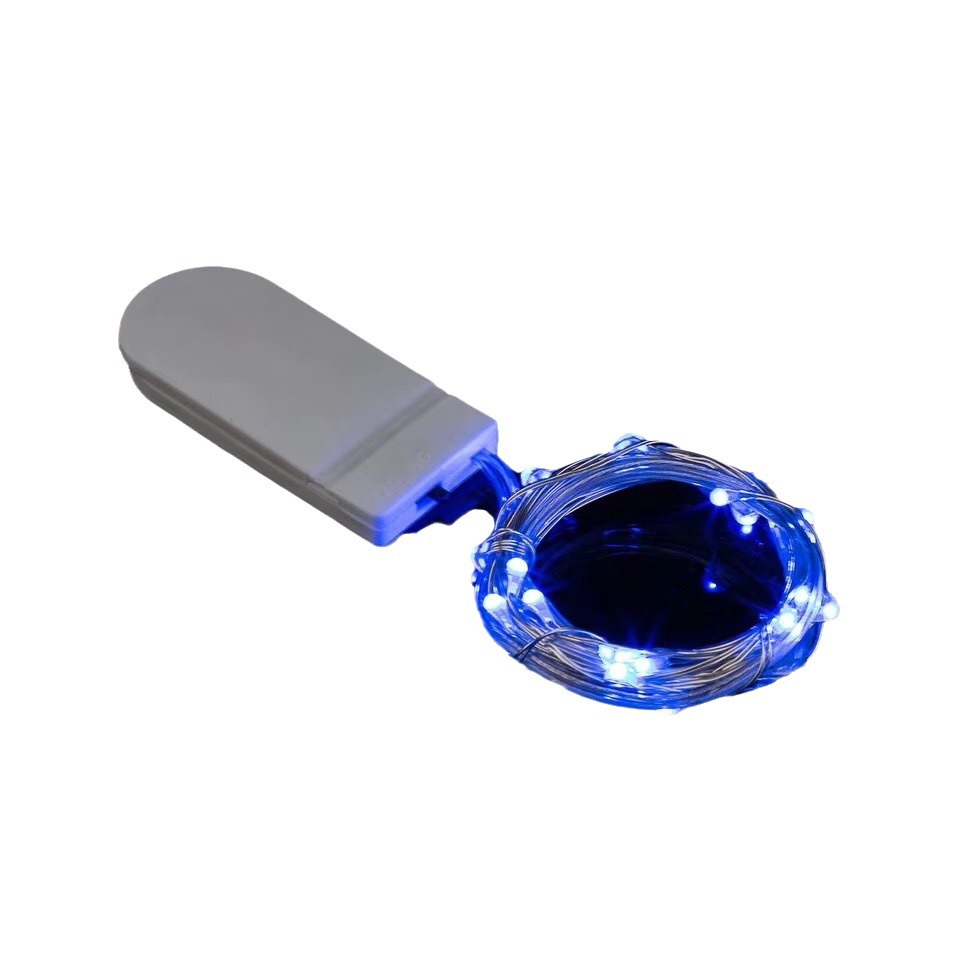 LED Copper Wire Light String with Button Cells