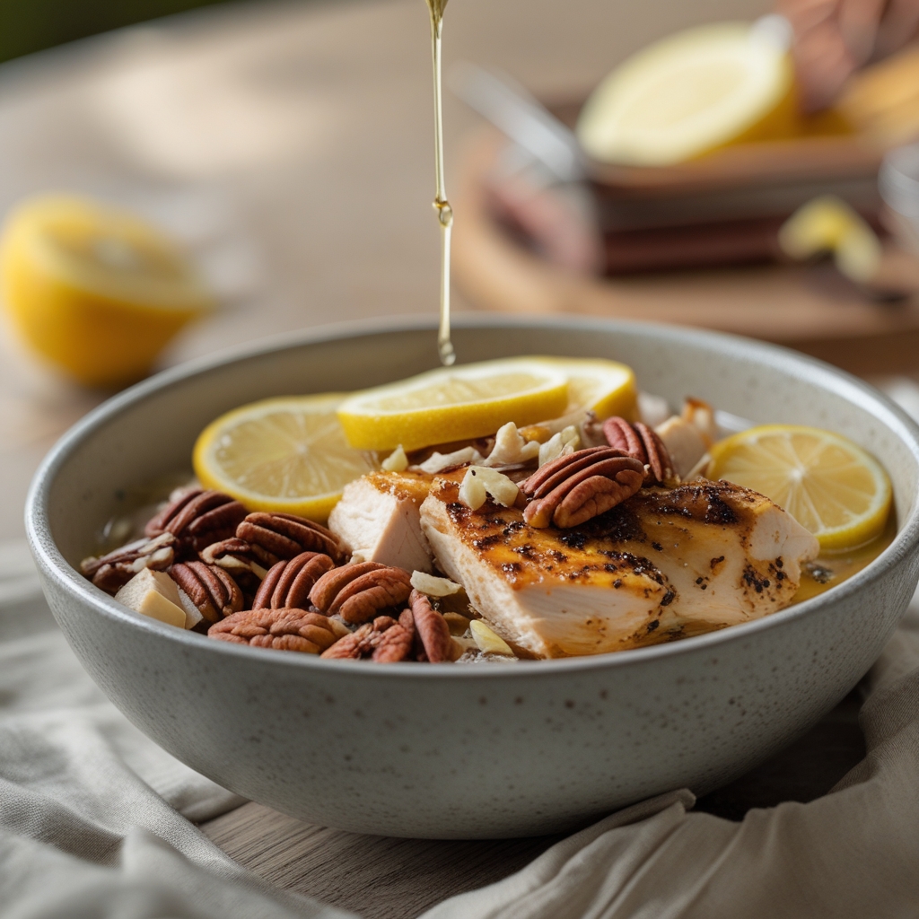 Final Zesty Lemon‑Pecan Chicken Power Bowl