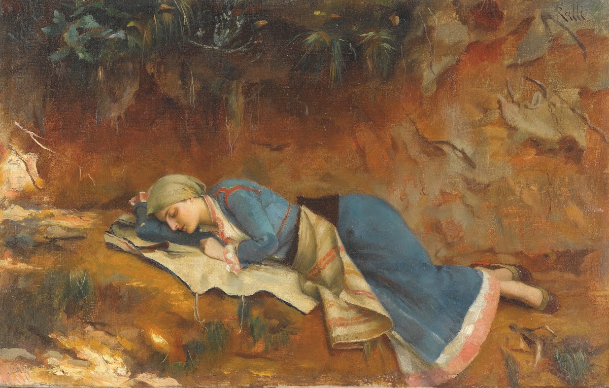 Resting Greek Girl