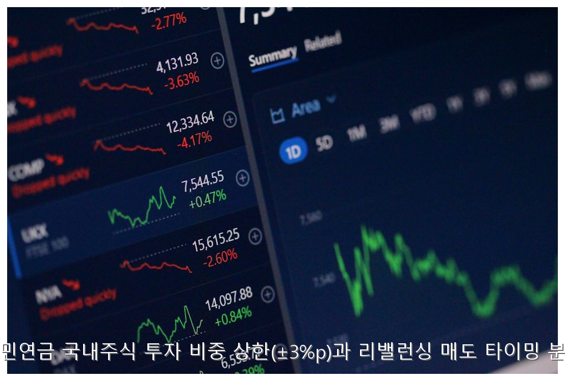 국민연금 국내주식 투자 비중 상한(±3%p)과 리밸런싱 매도 타이밍 분석 핵심 안내 및 분석 인포그래픽 (5)
