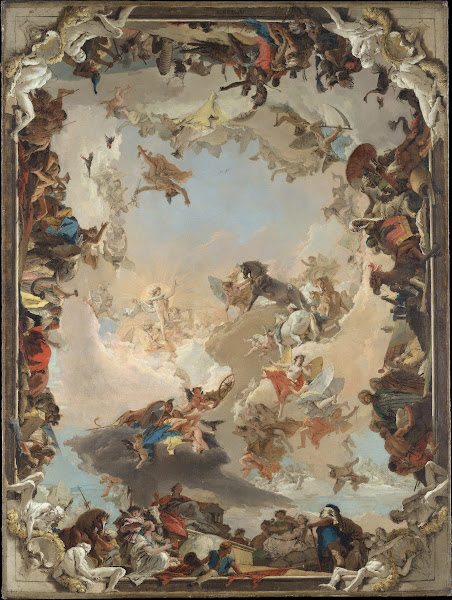 Allegory of The Planets and Continents 1752