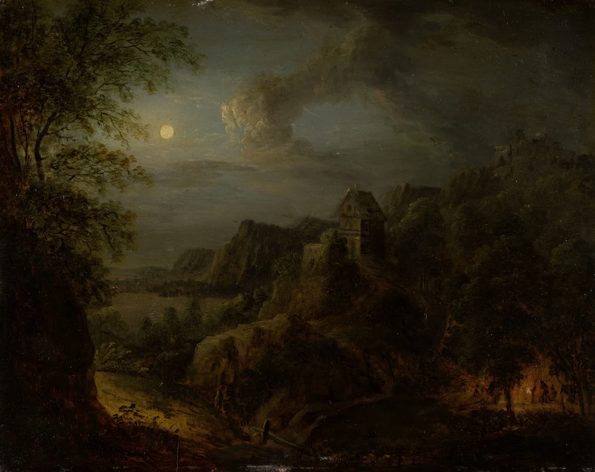 Landscape with Full Moon