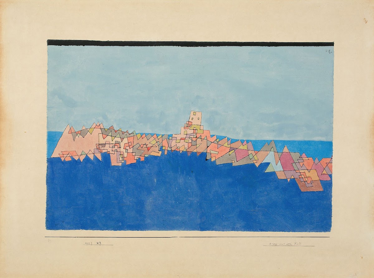 Burg auf dem Riff 1927