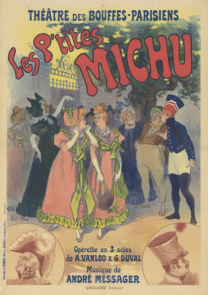 Théatre des Bouffes Parisiens Les Ptites Michu opérette en 3 actes de A Vanloo