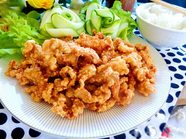 Thịt Heo Tẩm Nước Mắm Chiên Giòn