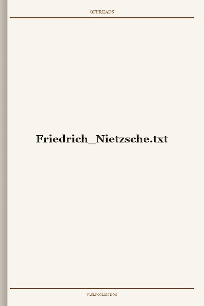 Friedrich Nietzsche