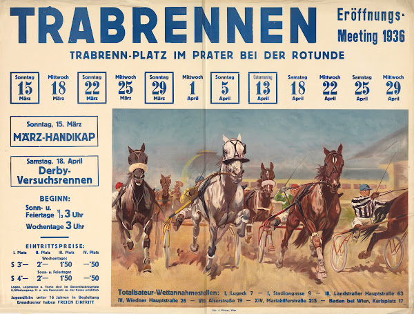 Trabrennen Im Prater  EröFfnungs Meeting 1936 1936