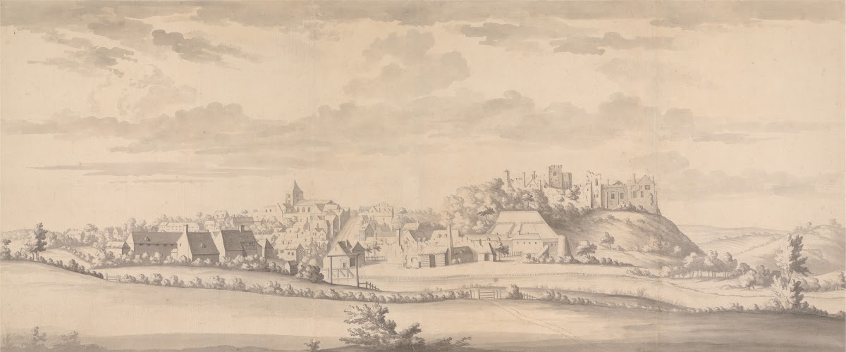 View of Arundel Sussex ca 1720