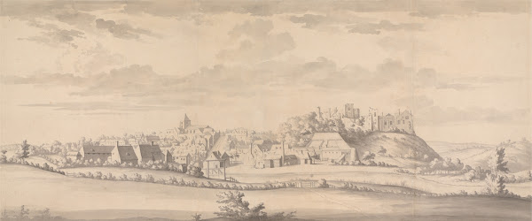 View of Arundel Sussex ca 1720