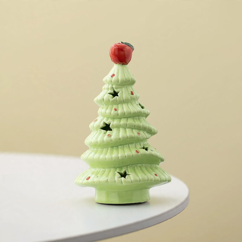 Decorative Ceramic Christmas Tree Lamp