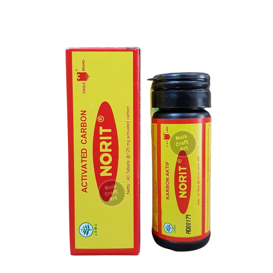 Alternative view of Norit Charcoal Activated Carbon for Food Poisonings & Diarrhea 40 tabs