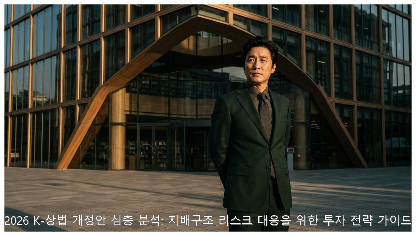 2026 K-상법 개정안 심층 분석: 지배구조 리스크 대응을 위한 투자 전략 가이드 핵심 안내 및 분석 인포그래픽 (2)