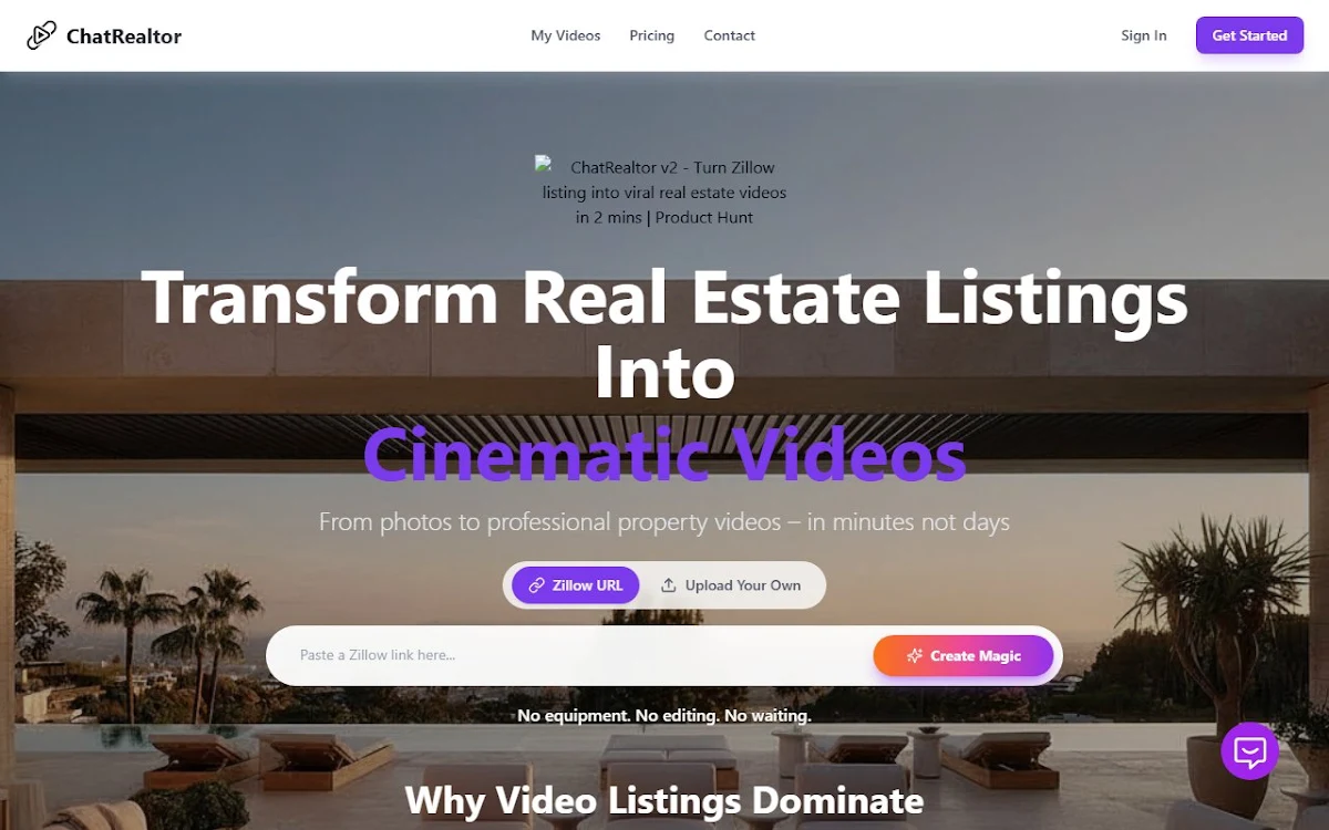 Captura de ChatRealtor