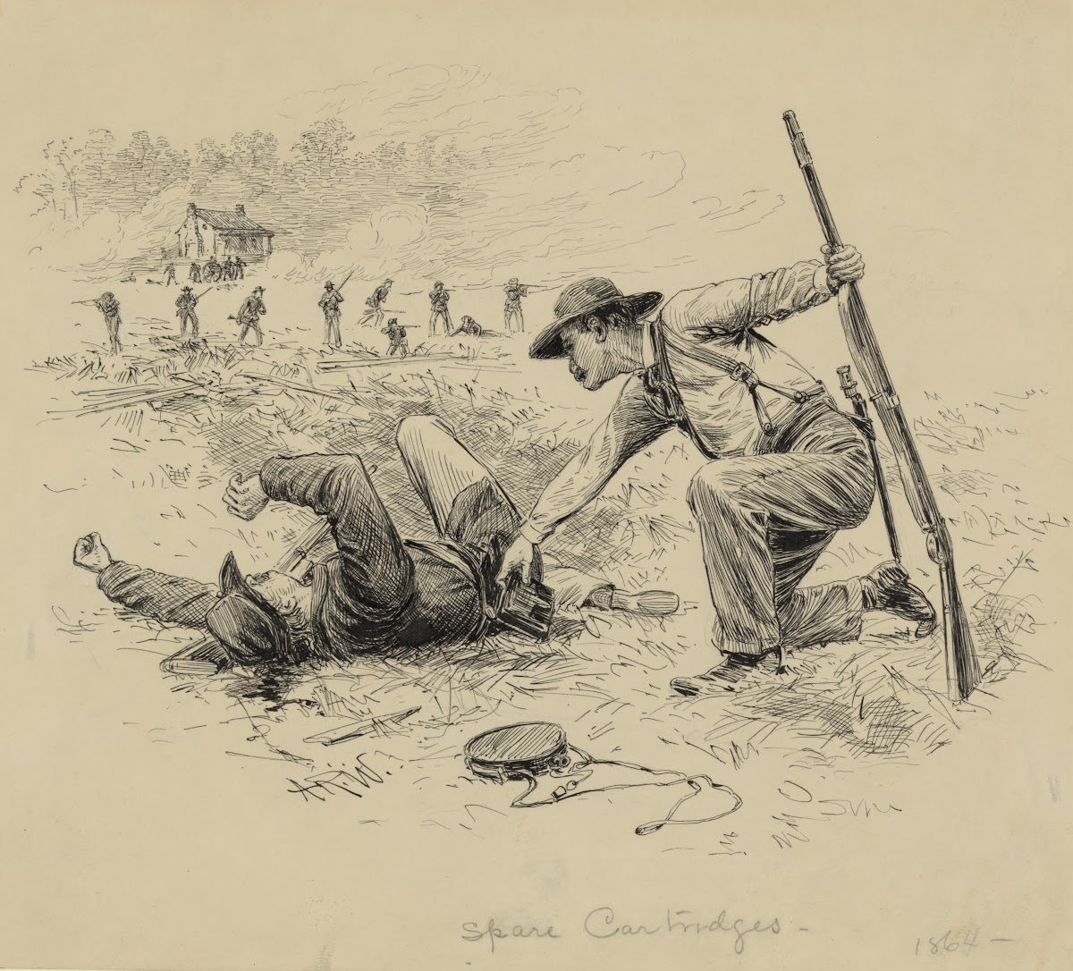 Spare cartridges 1864