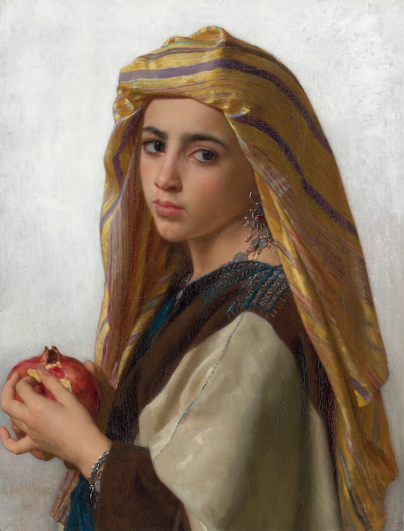 Girl with a pomegranate 1875