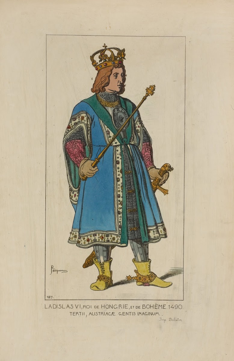 Ladislas VI roi de Hongrie et de Bohème 1490 Tertii Augstriacae gentis imaginum