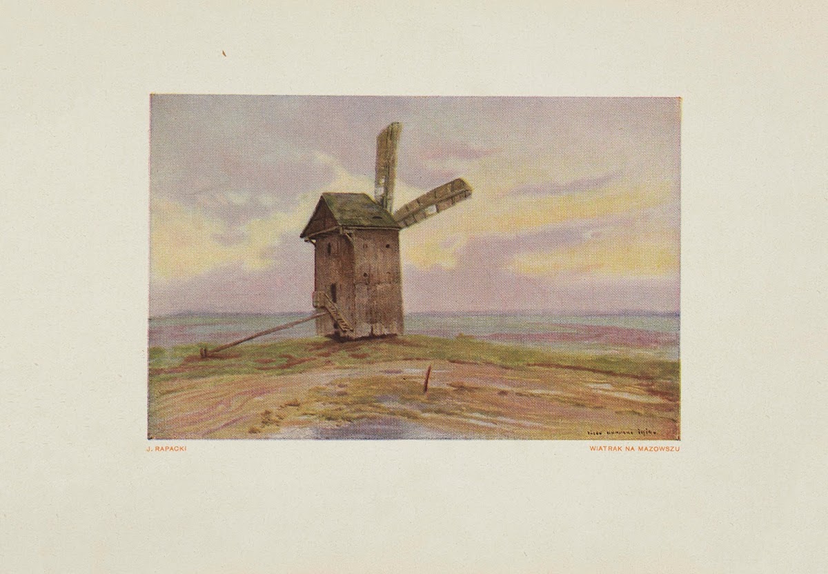 Wiatrak na Mazowszu 1925