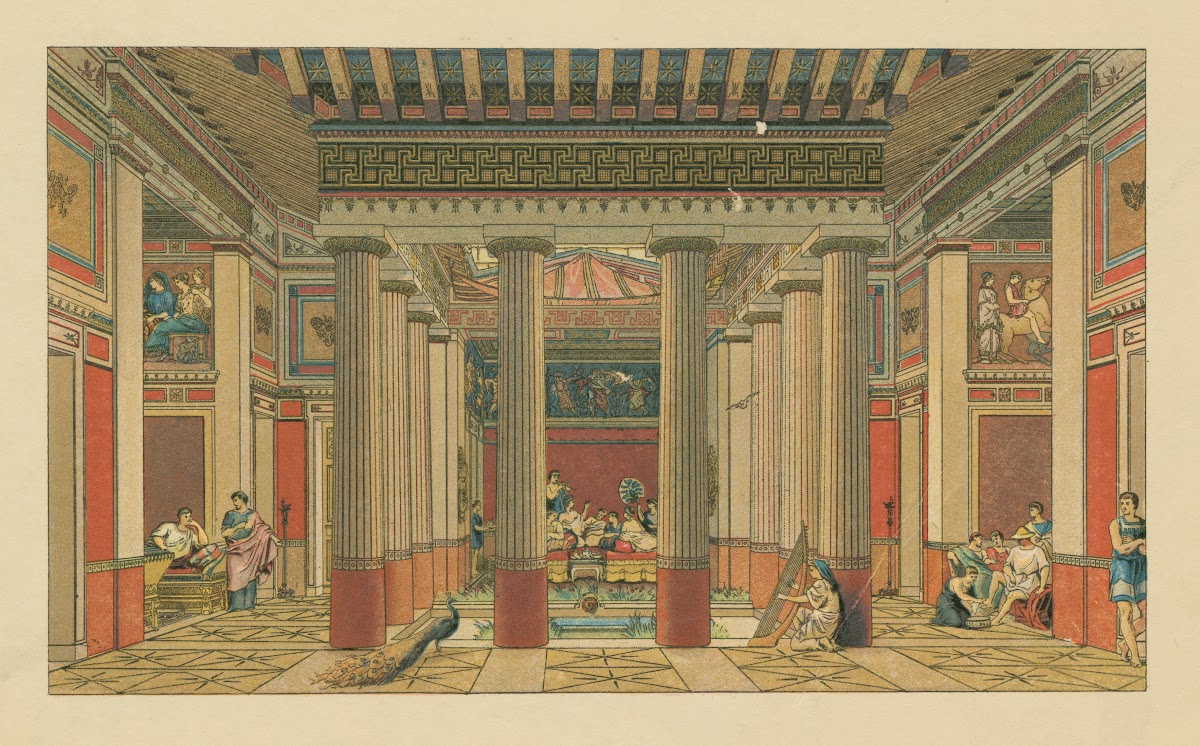 Home of a rich Athenian woman 1907